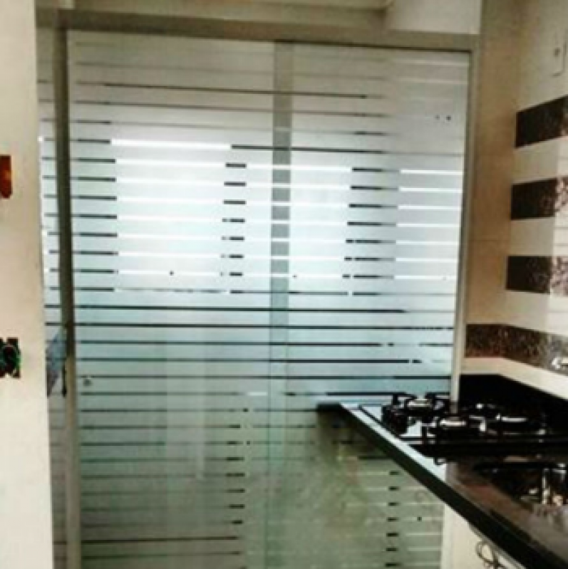 Divisória de Vidro Lavanderia Alto da Providencia - Divisória de Vidro na Cozinha