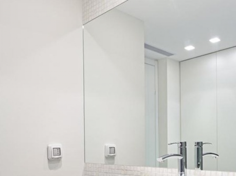 Empresa de Espelho Acabamento Lapidado Glicério - Espelho Lapidado para Banheiro
