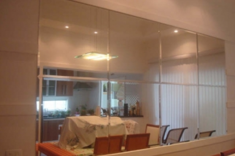Espelho Lapidado Sala de Jantar Alto de Pinheiros - Espelho Lapidado para Quarto