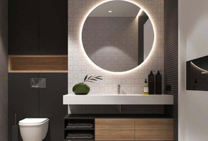 Loja de Espelho Oval para Banheiro Vila Maria - Espelho para Banheiro Simples