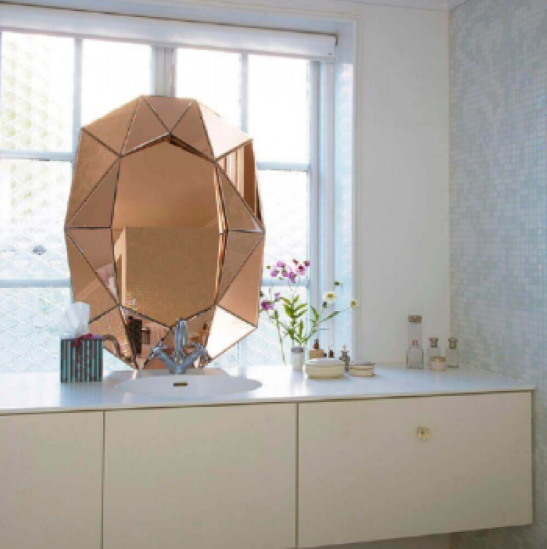 Procuro por Espelho para Banheiro Redondo Jardins - Espelho para Banheiro Simples