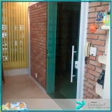 comprar porta de vidro jateado Vila Prudente