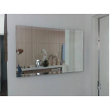 espelho lapidado para banheiro Jardim das Acácias