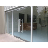 porta grande de vidro para sala Jardim Helian